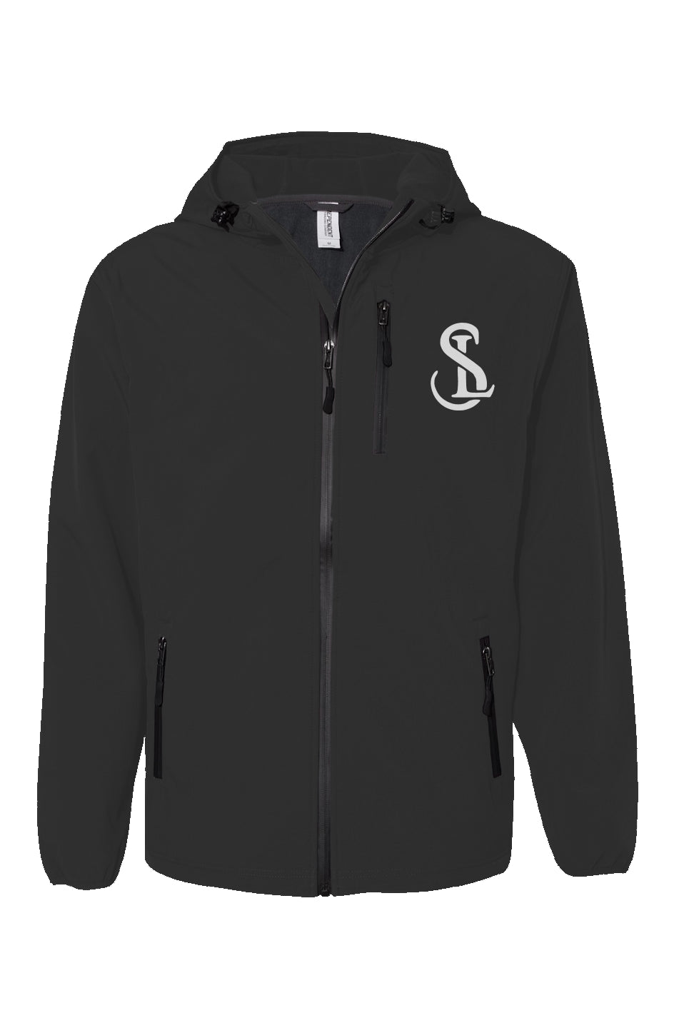 Poly-Tech Silver Embroidered Soft Shell Jacket - SL Performance