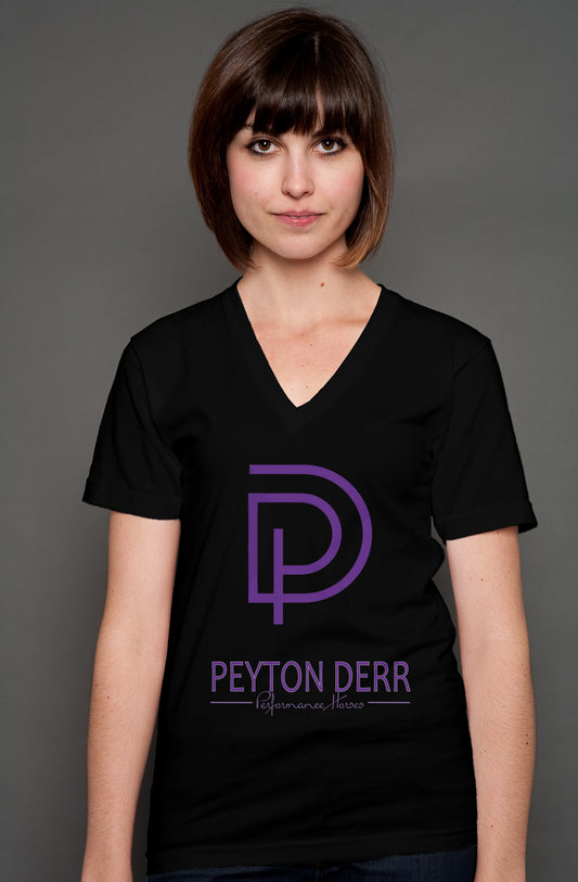 Bella Canvas Unisex V-Neck - Peyton Derr Performance Horses