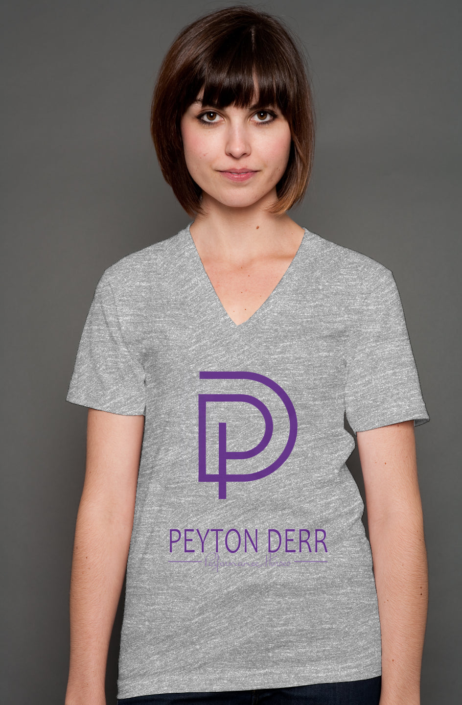 Bella Canvas Unisex V-Neck - Peyton Derr Performance Horses