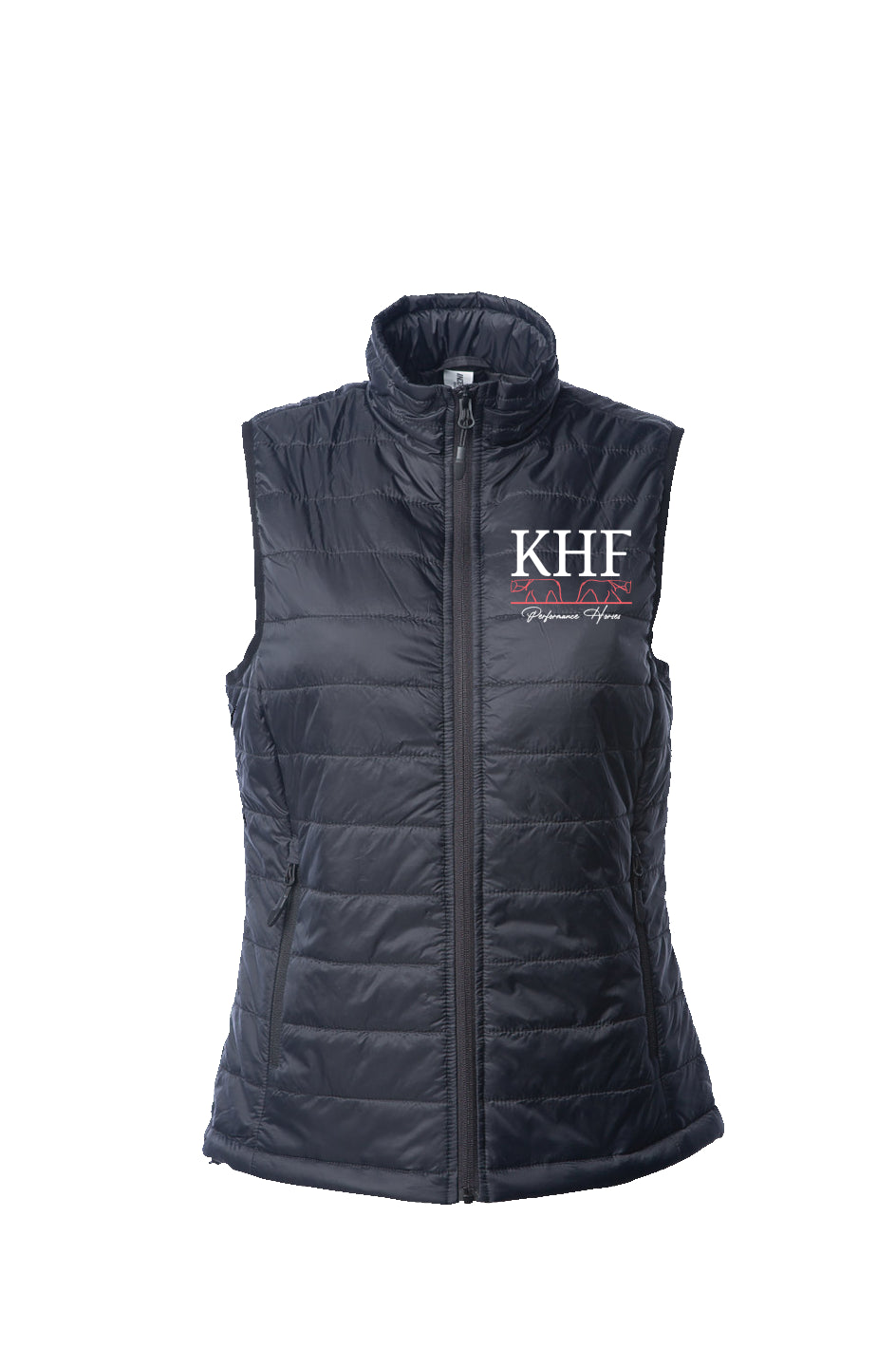 Women's Puffer Vest - KHF Performance Horses