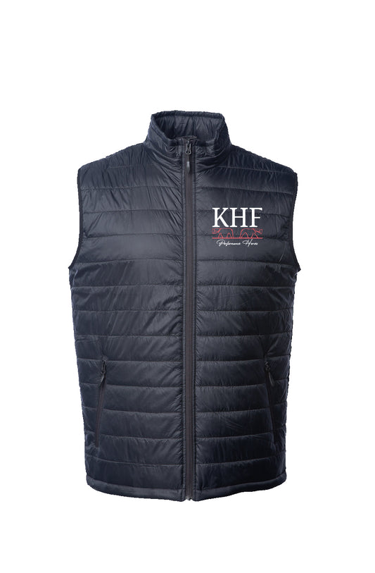 Men's Puffer Vest - KHF Performance Horses