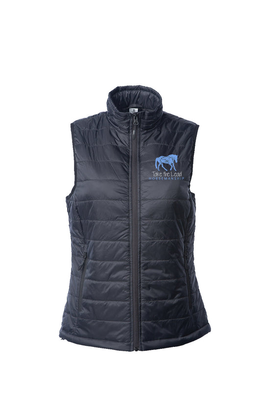 Women's Puffer Vest - Take the Lead Horsemanship