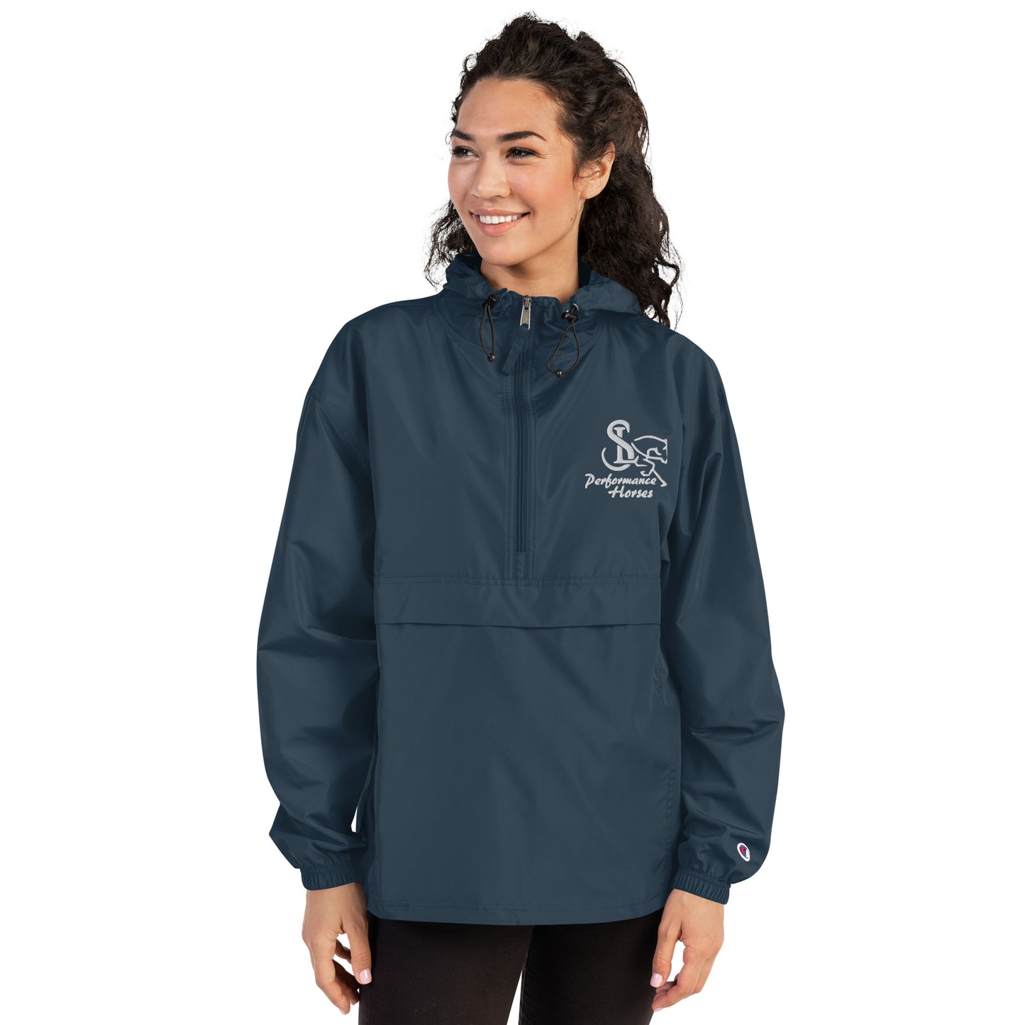 Unisex Embroidered Champion Packable Jacket - SL Performance Horses