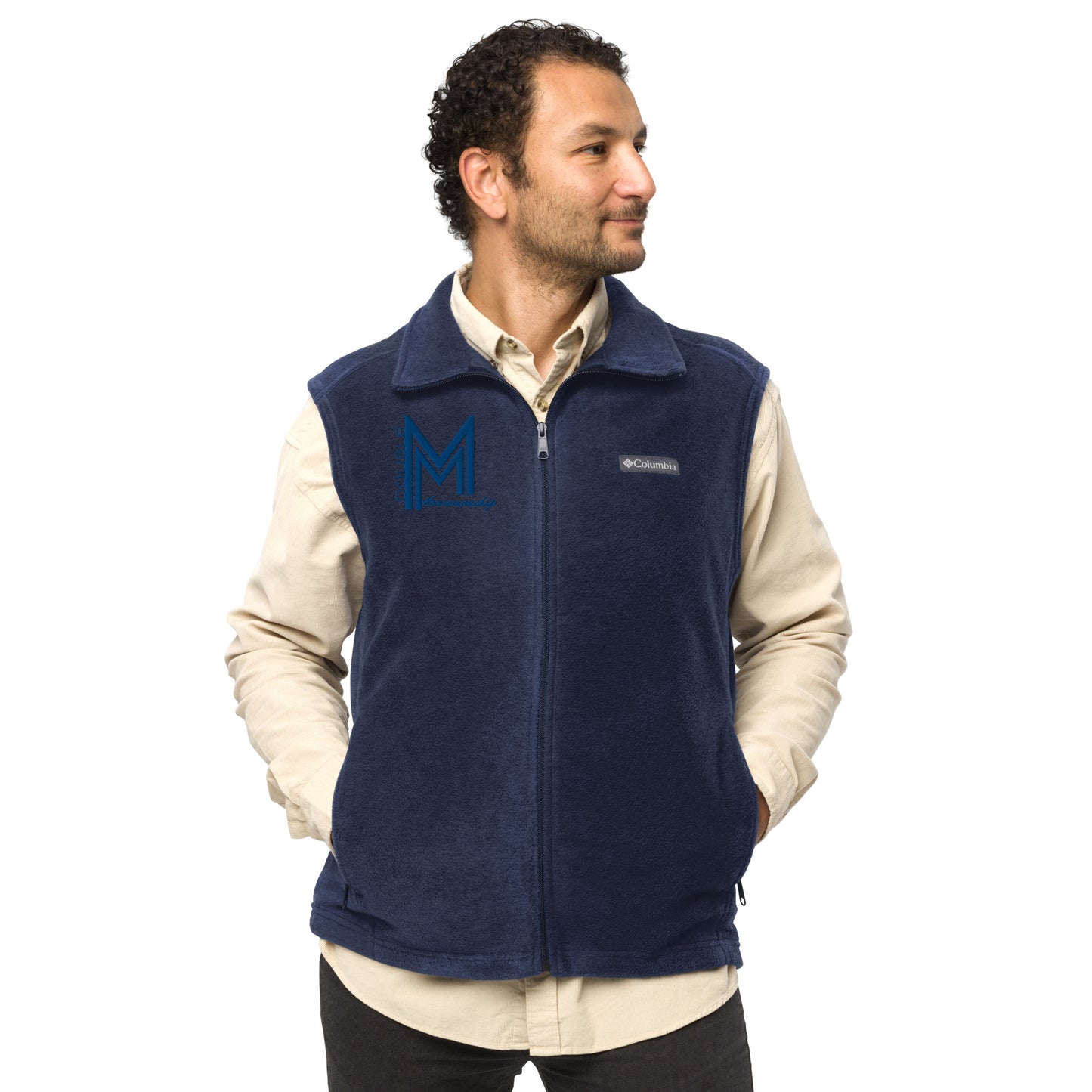 Men’s Embroidered Columbia Fleece Vest - Double M Horsemanship
