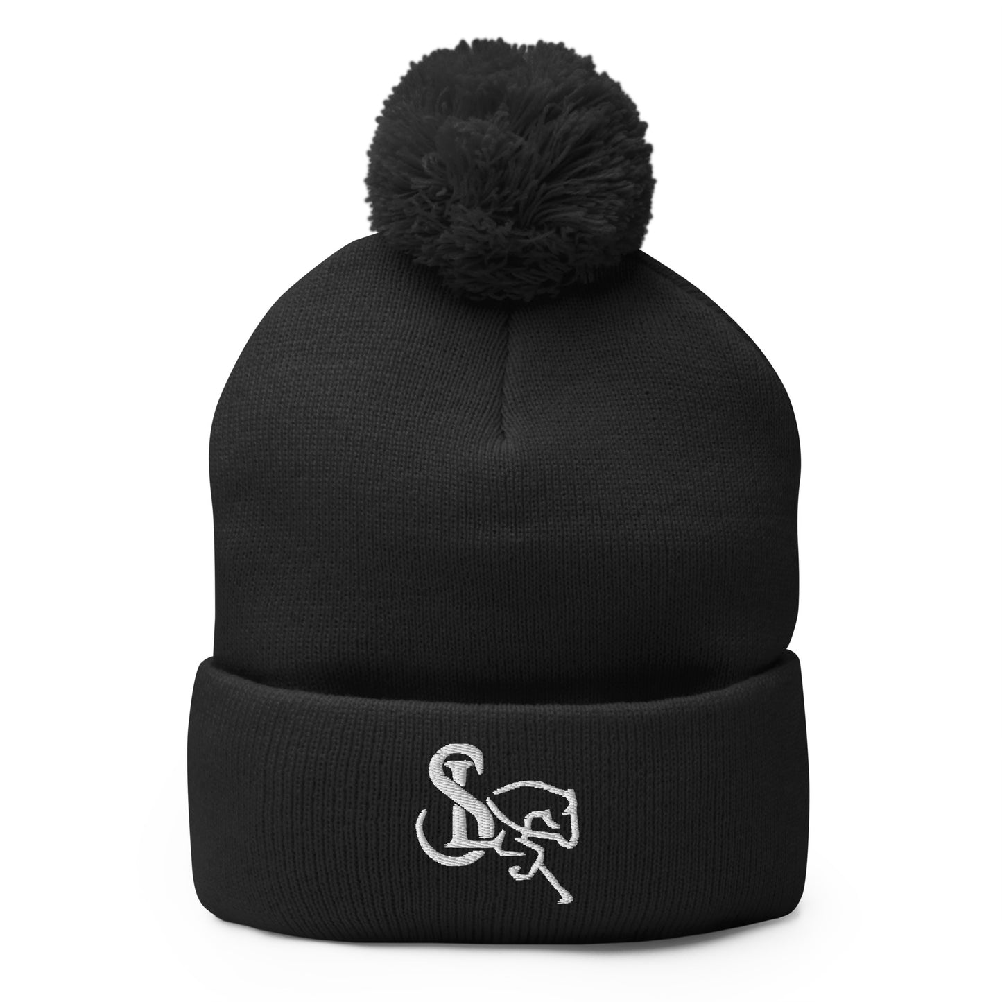 Unisex Pom-Pom Beanie Embroidered Logo - SL Performance Horses