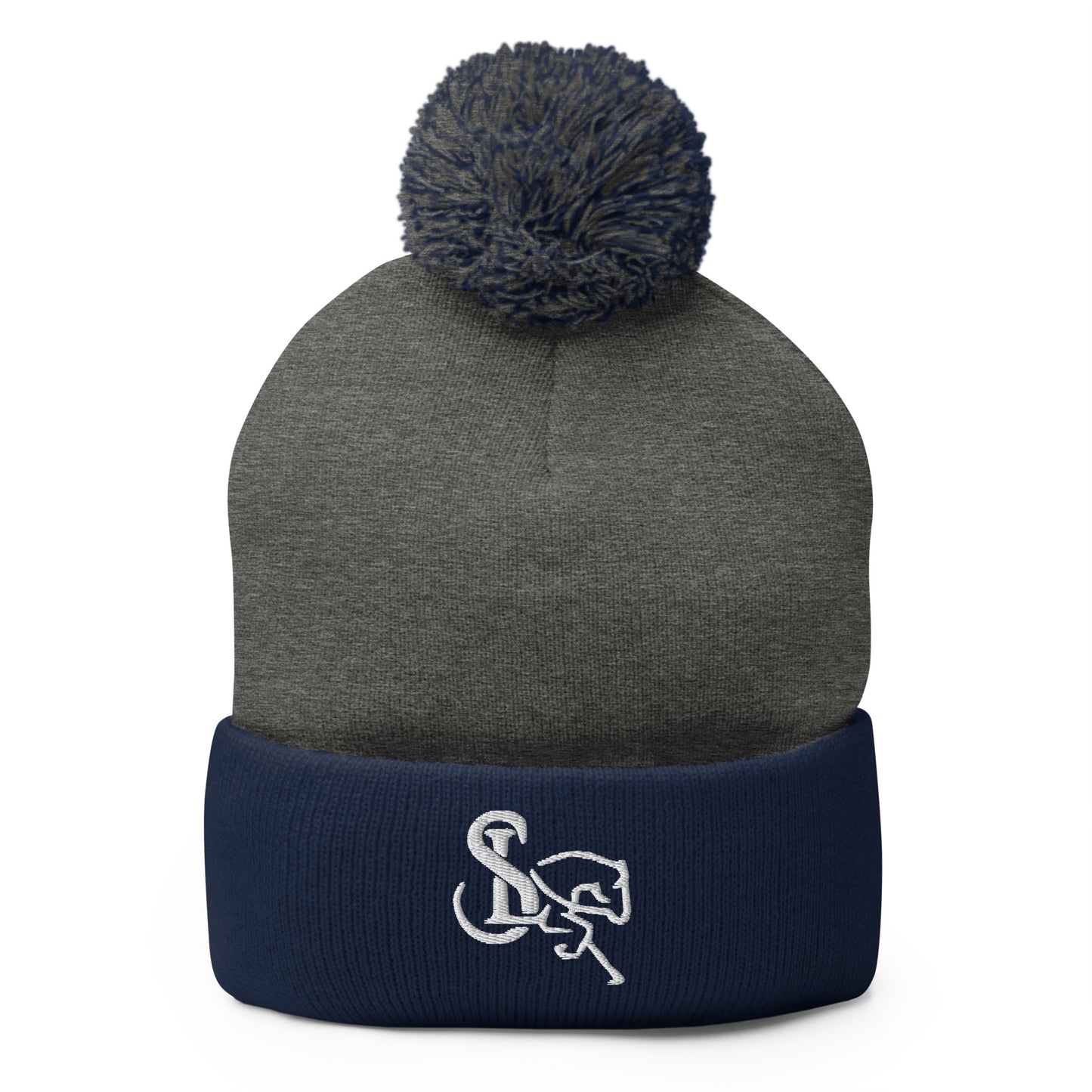 Unisex Pom-Pom Beanie Embroidered Logo - SL Performance Horses