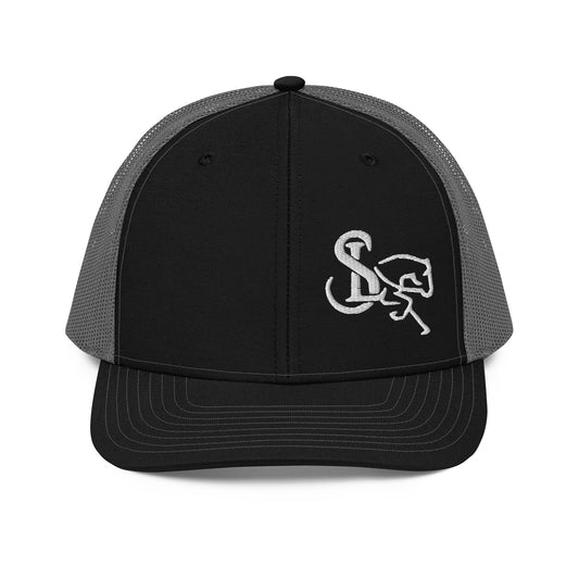 Richardson 112 White Embroidered Trucker Cap - SL Performance Horses