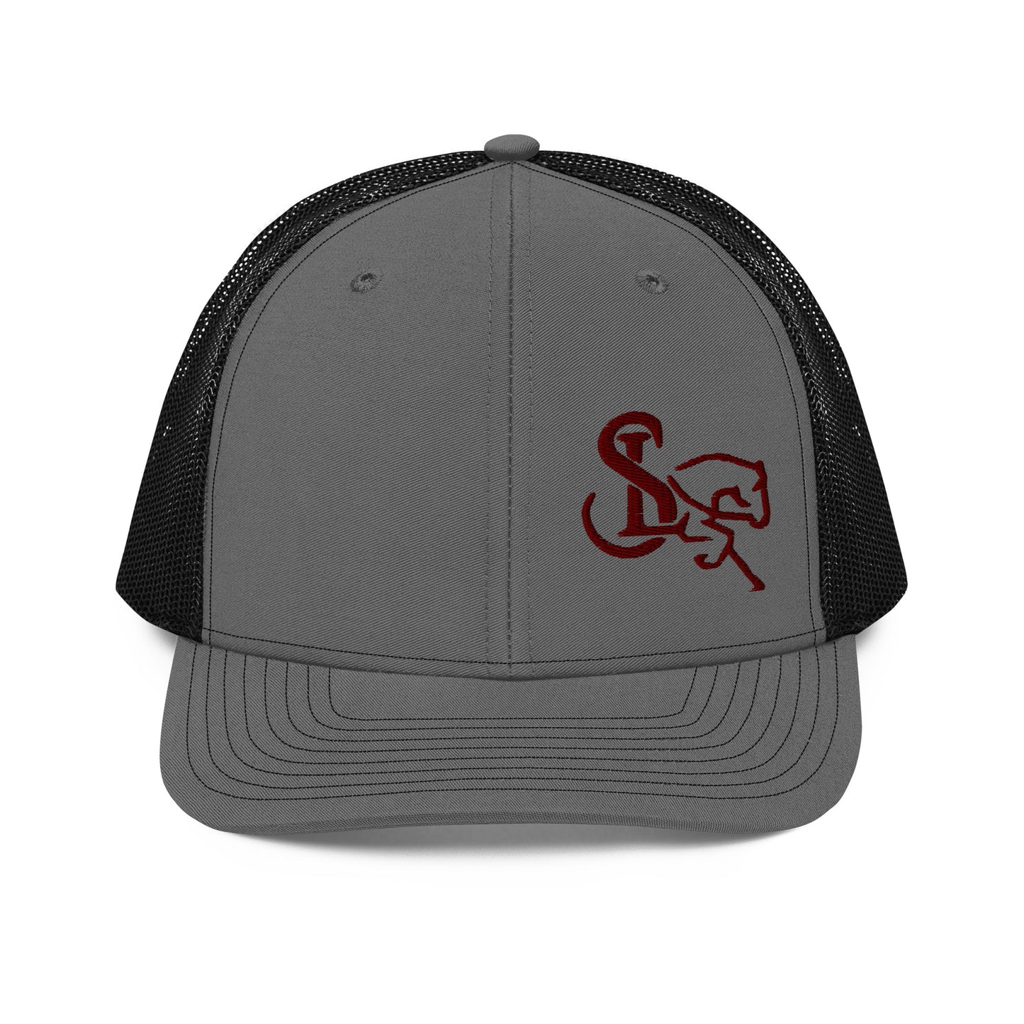 Richardson 112 Maroon Embroidered Trucker Cap - SL Performance Horses