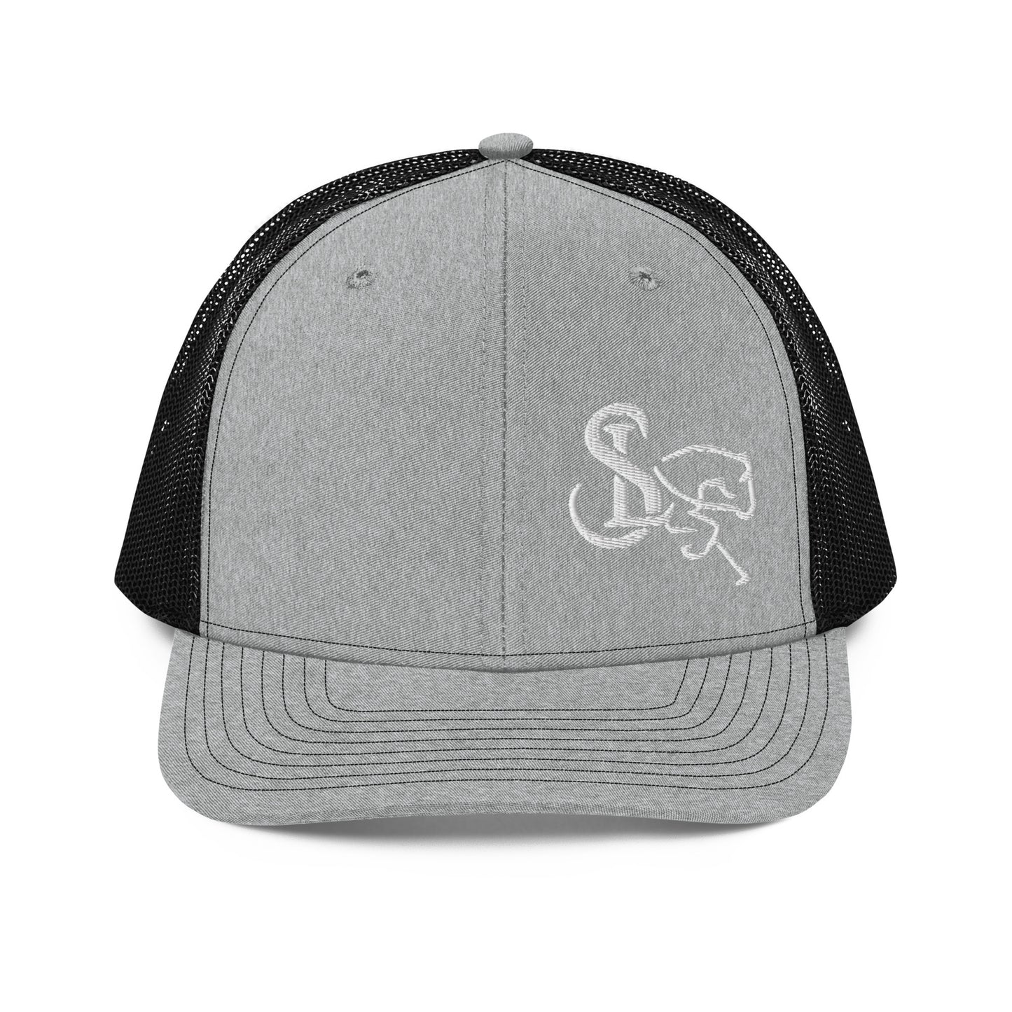 Richardson 112 White Embroidered Trucker Cap - SL Performance Horses