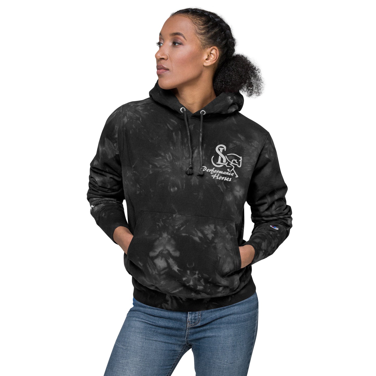 Champion Unisex Tie-dye Hoodie - SL Performance Horses