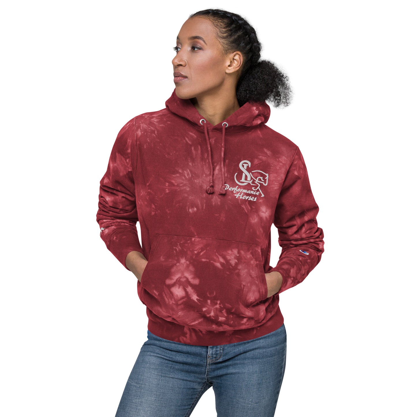 Champion Unisex Tie-dye Hoodie - SL Performance Horses