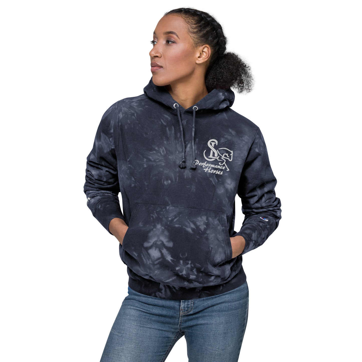 Champion Unisex Tie-dye Hoodie - SL Performance Horses