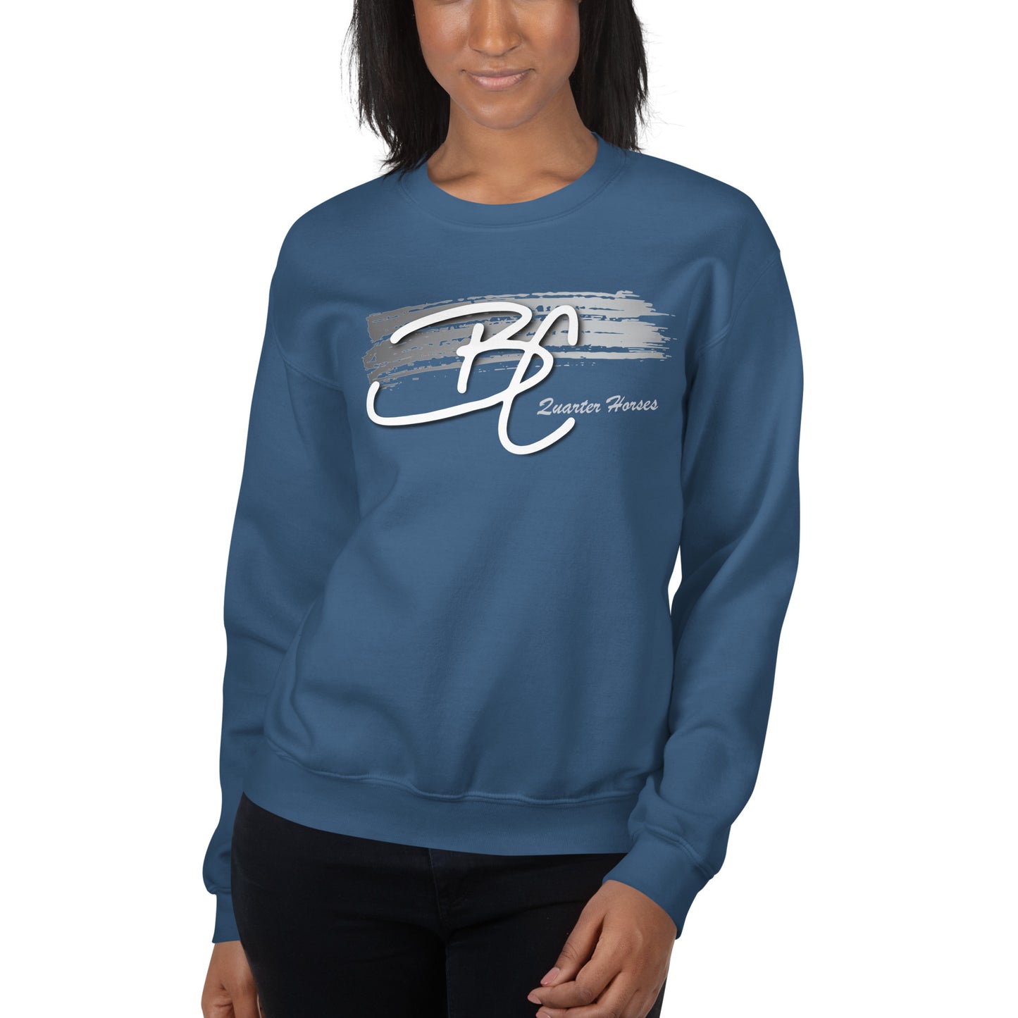 Gildan Unisex Crewneck Sweatshirt - BC Quarter Horses