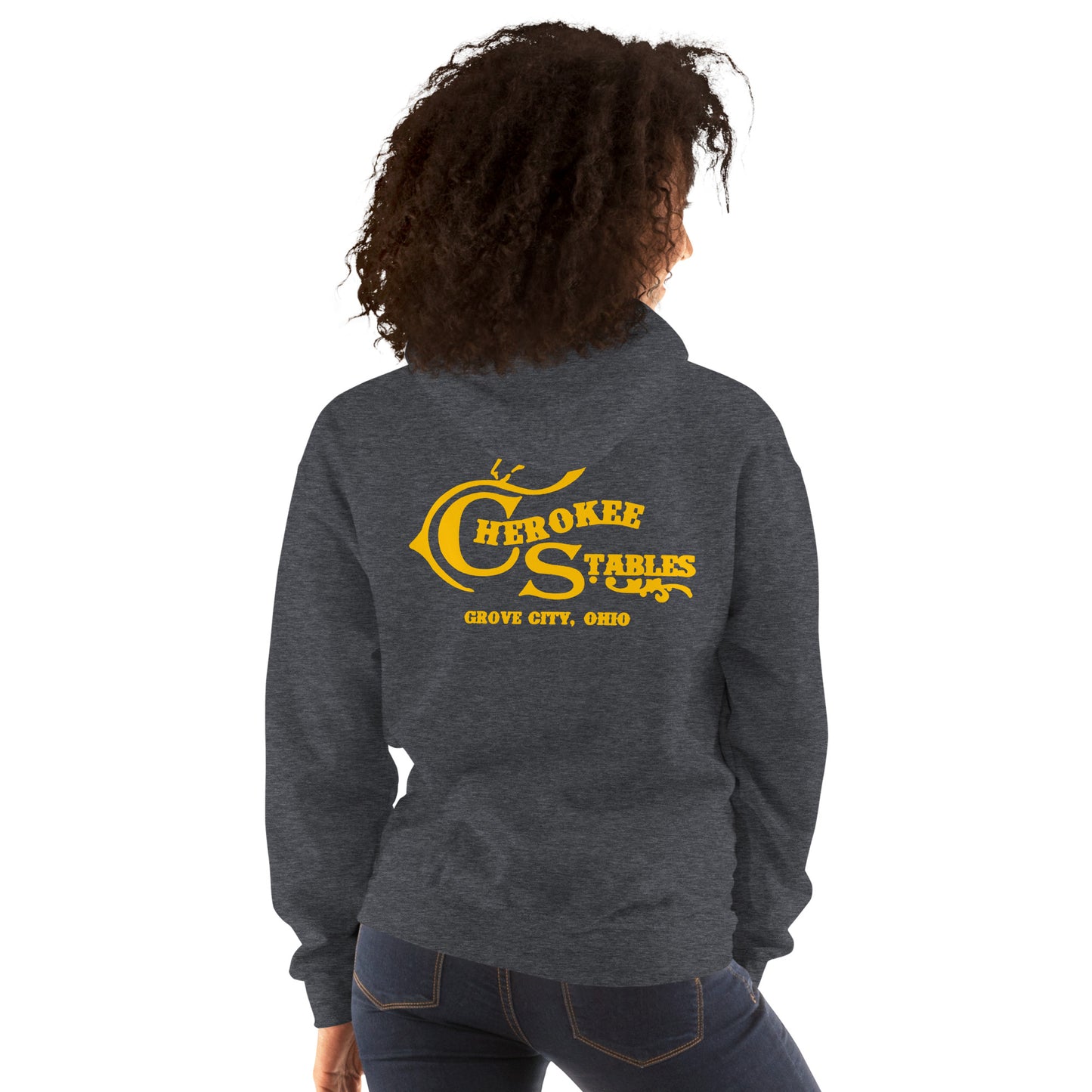 Gildan DOUBLE SIDED Unisex Hoodie - Cherokee Stables