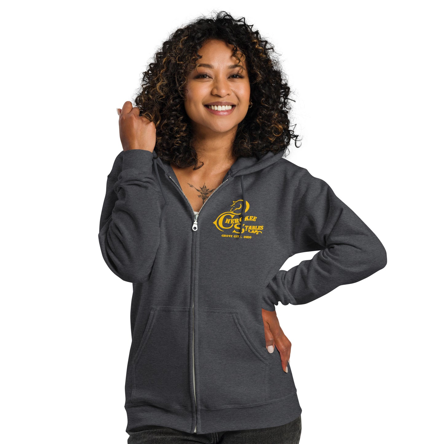 Gildan Unisex Zip Hoodie - Cherokee Stables