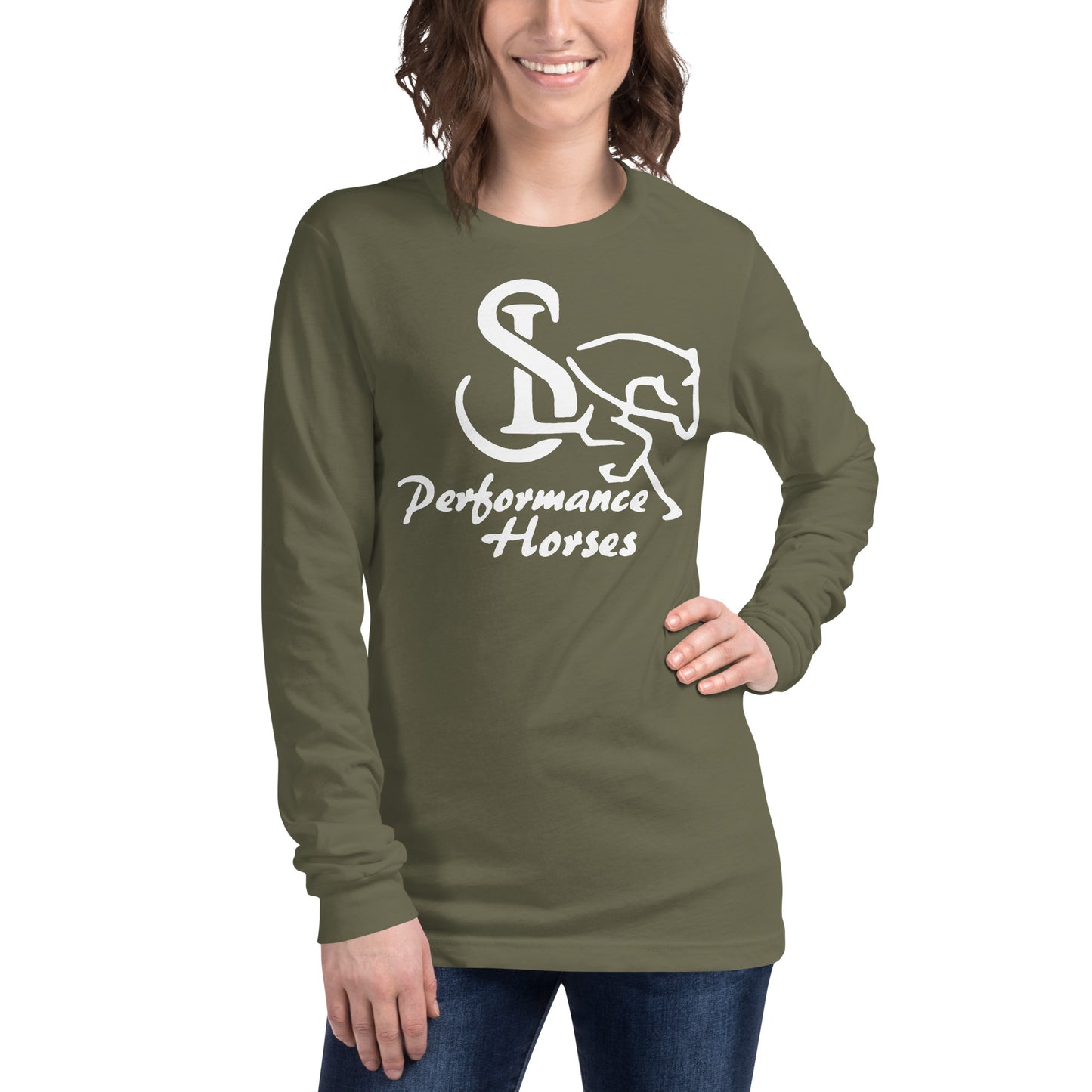 Bella Canvas Unisex Long Sleeve Tee - SL Performance Horses