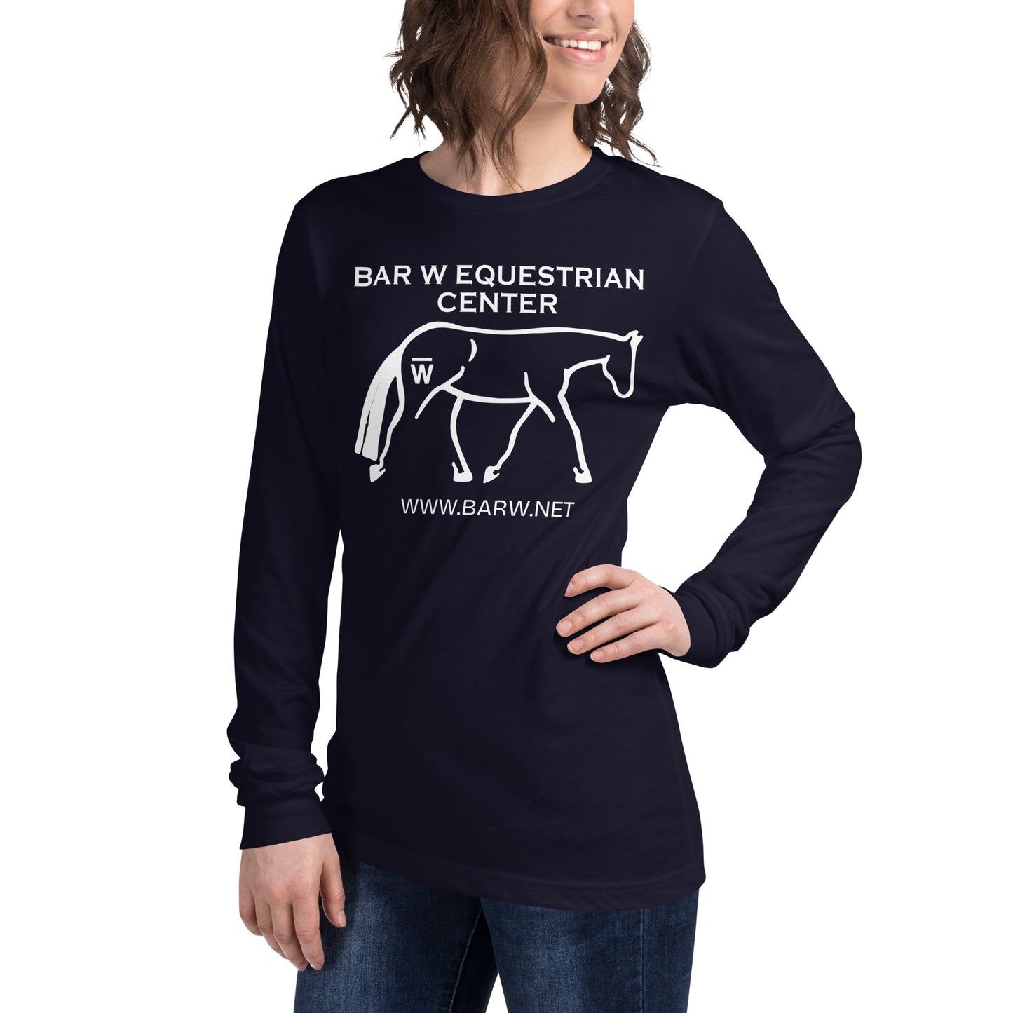 Bella Canvas to Unisex Long Sleeve Tee - Bar W Equestrian