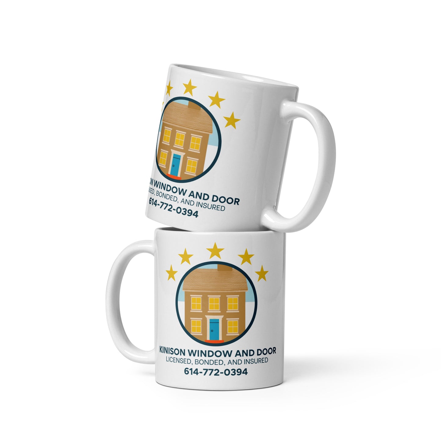 White Ceramic Mug - Kinison Window and Door