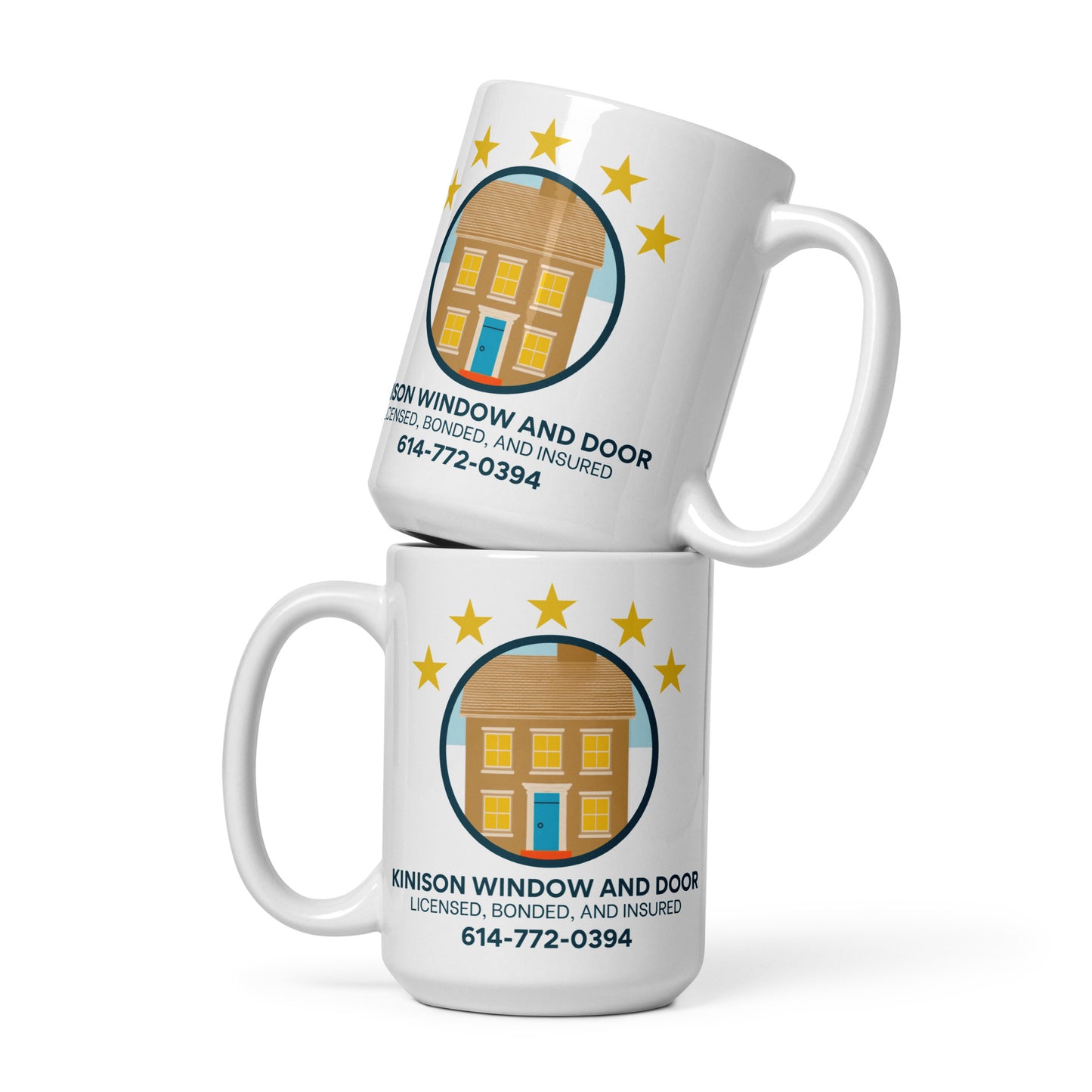 White Ceramic Mug - Kinison Window and Door