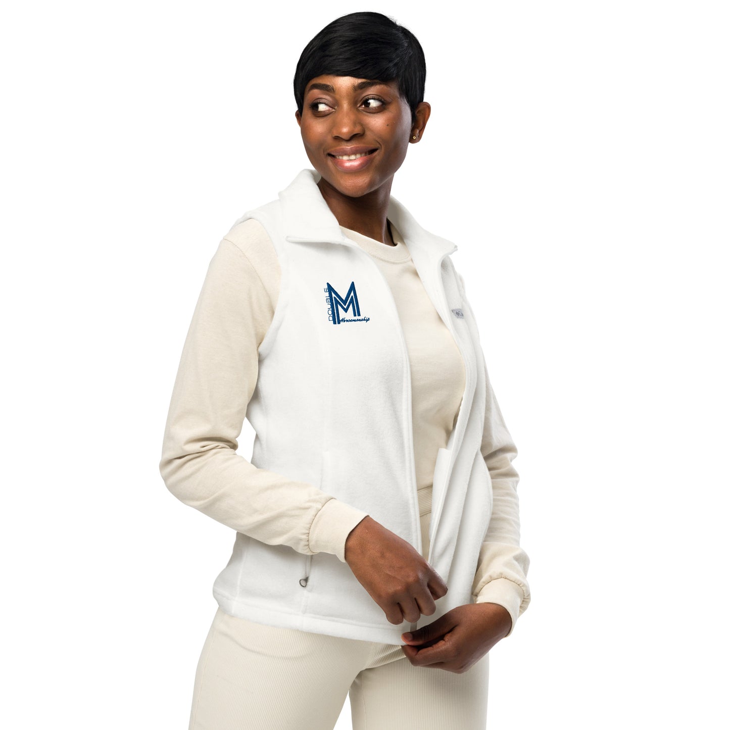 Women’s Embroidered Columbia Fleece Vest - Double M Horsemanship