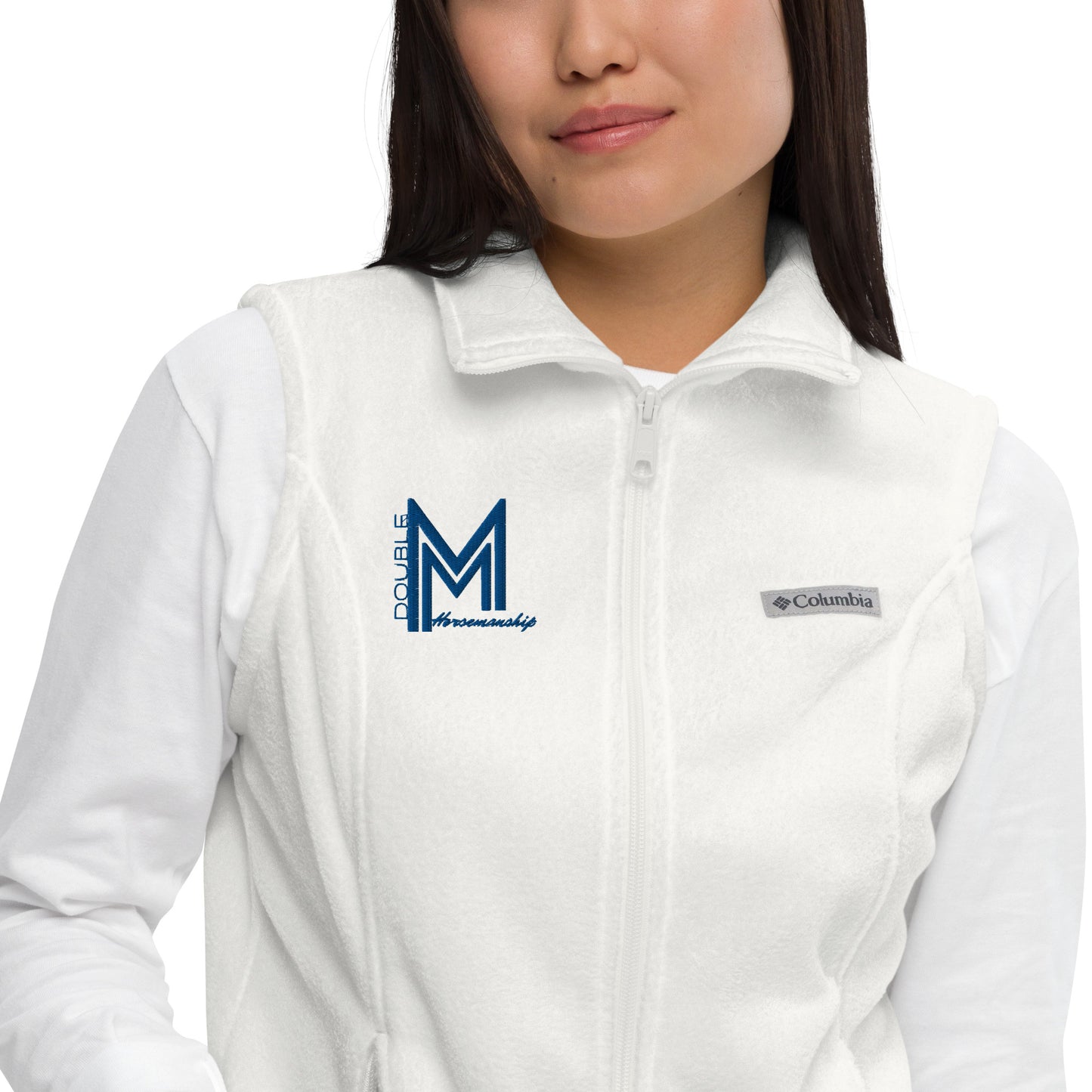 Women’s Embroidered Columbia Fleece Vest - Double M Horsemanship