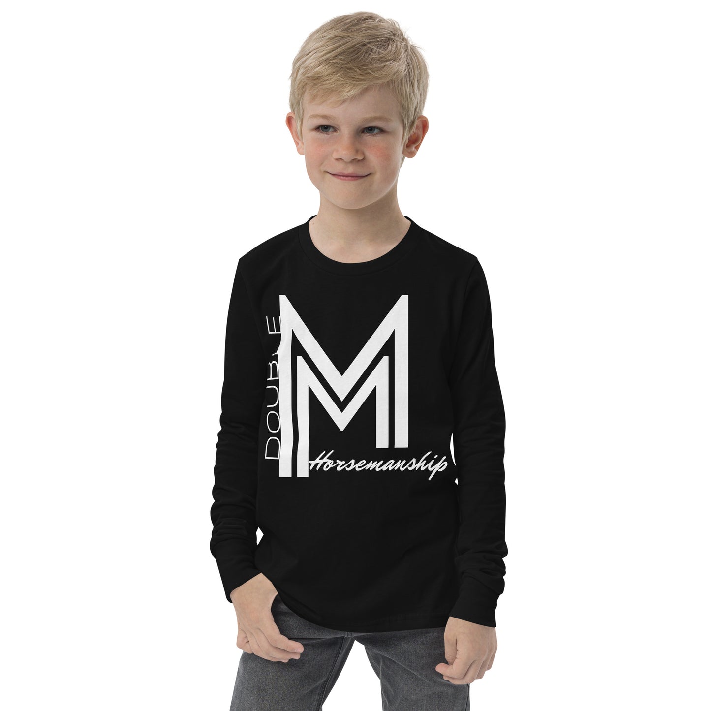 Bella Canvas Youth Long Sleeve Tee - Double M Horsemanship