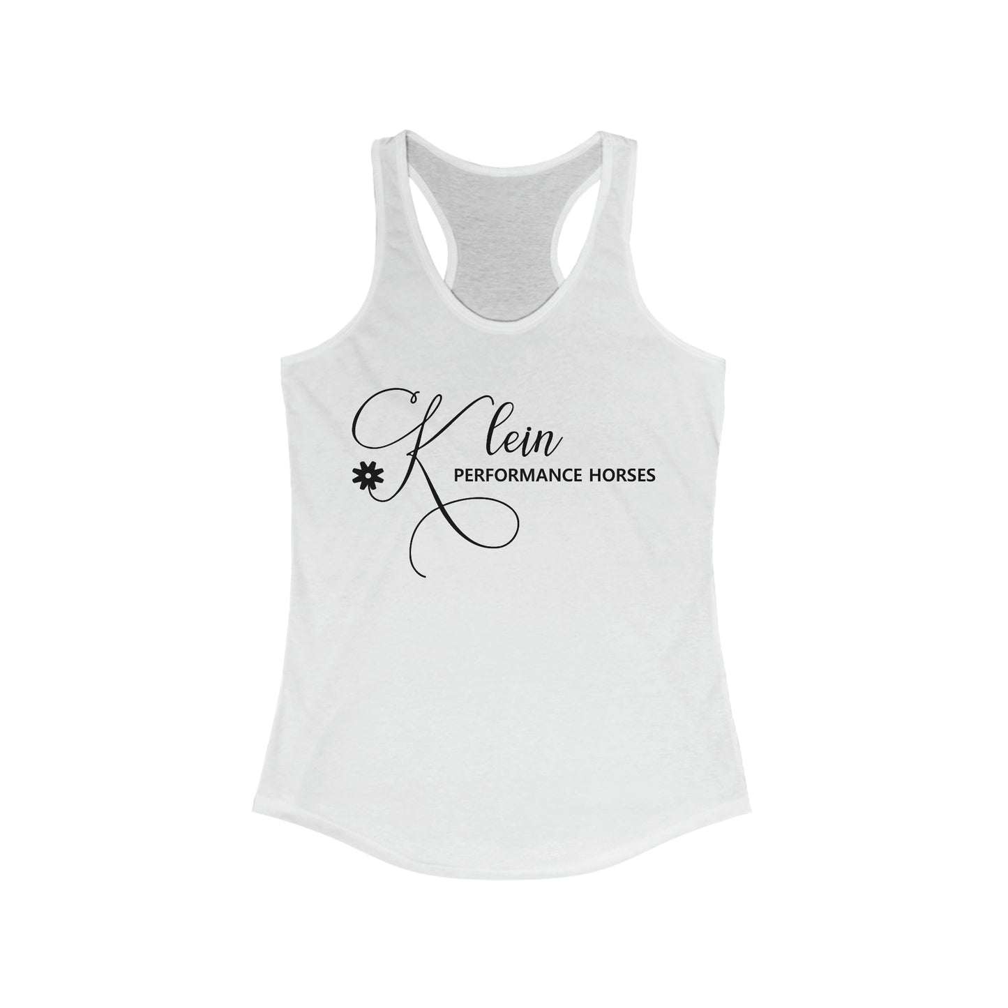 Women's Next Level Racerback Tank - Klein Performance Horses