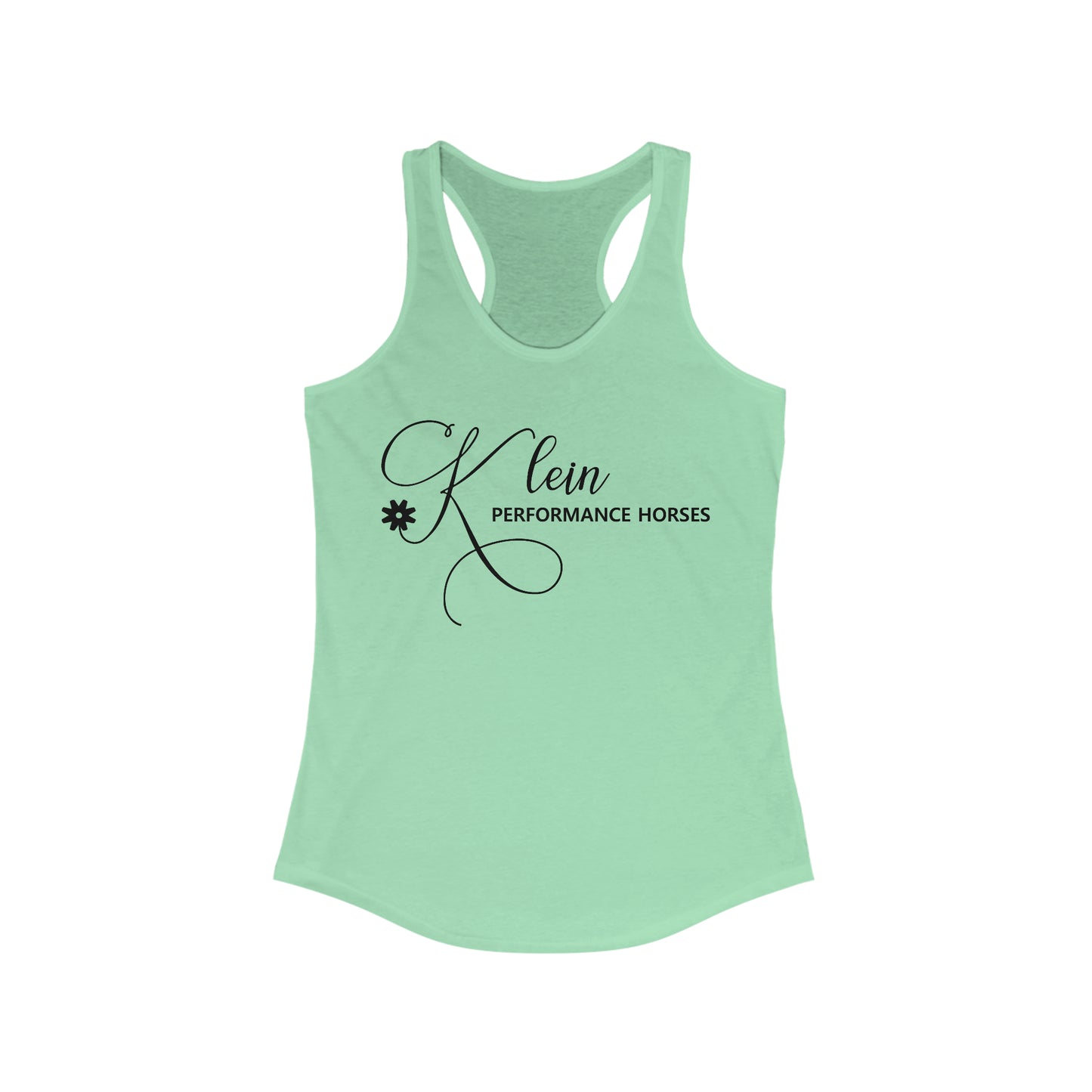 Women's Next Level Racerback Tank - Klein Performance Horses