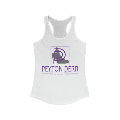 Next Level Women's Racerback Tank - Peyton Derr Performance Horses
