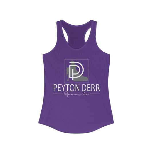 Next Level Women's Racerback Tank - Peyton Derr Performance Horses