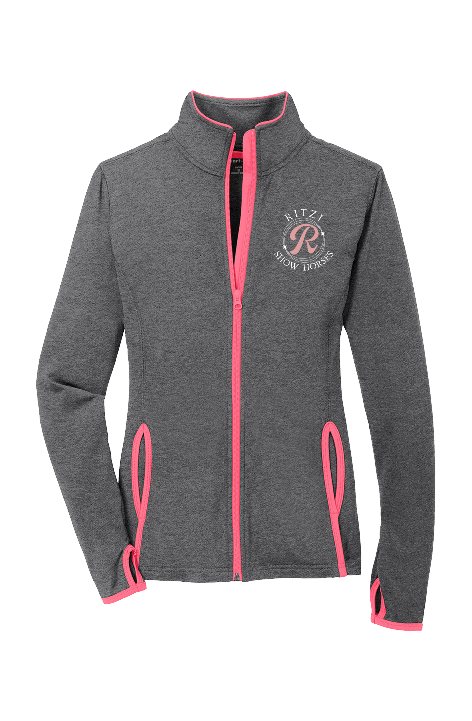 Sport Tek Womens Sport-Wick Contrast Jacket - Ritzi Performance Horses