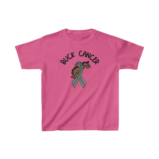 Kids Gildan Heavy Cotton™ Tee - Buck Cancer for Mom
