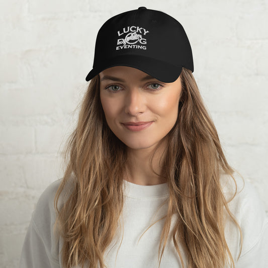 Baseball Cap Adjustable Back Embroidered Center Logo - Lucky Dog Eventing