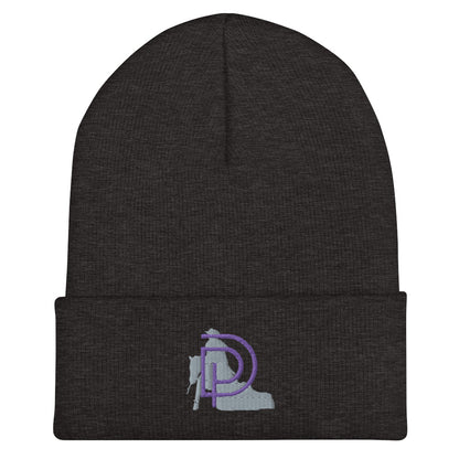 Embroidered Logo Cuffed Beanie - Peyton Der Performance Horses