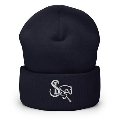 Unisex Cuffed Beanie Embroidered Logo - SL Performance Horses