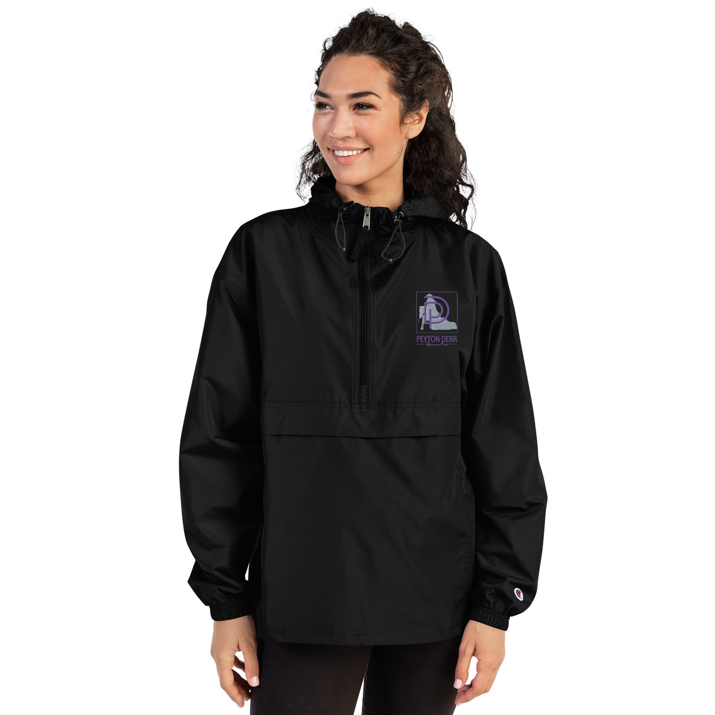 Embroidered Champion Packable Jacket - Peyton Derr Performance Horses
