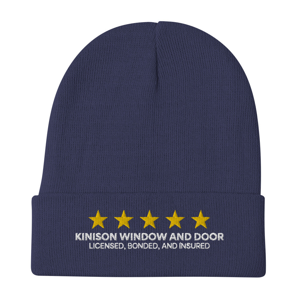 Embroidered Cuffed Beanie - Kinison Window and Door