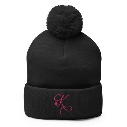 Embroidered Pom-Pom Beanie - Klein Performance Horses