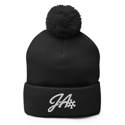 Embroidered Pom-Pom Beanie - Anthony Performance Horses