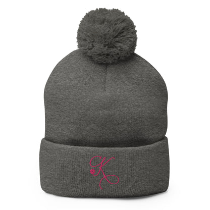 Embroidered Pom-Pom Beanie - Klein Performance Horses