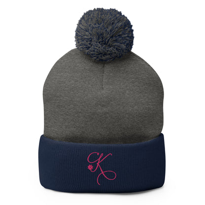 Embroidered Pom-Pom Beanie - Klein Performance Horses