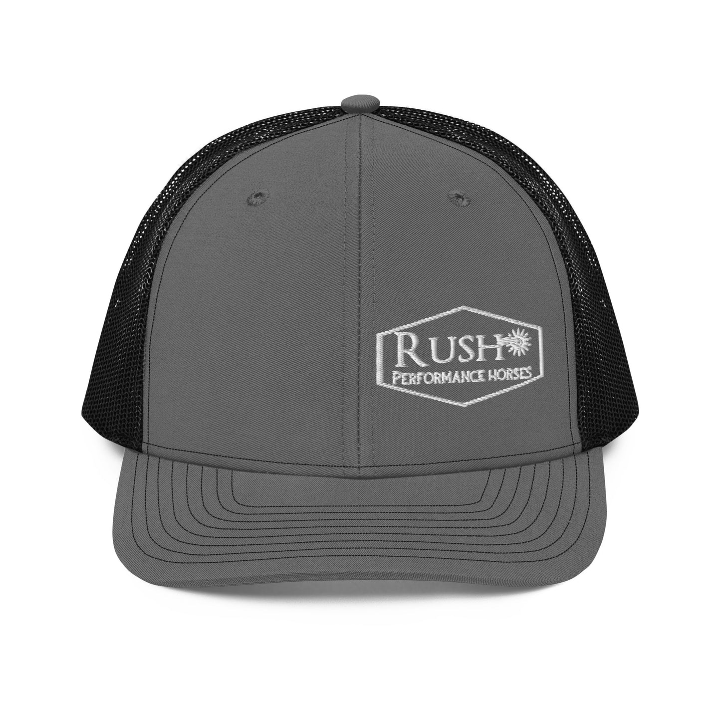 Richardson 112 Trucker Cap White Logo - Rush Performance Horses