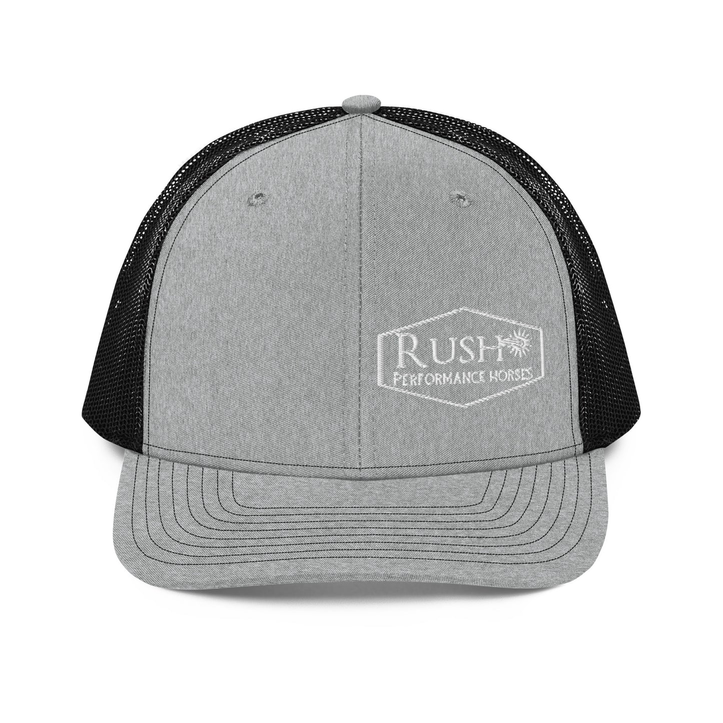 Richardson 112 Trucker Cap White Logo - Rush Performance Horses