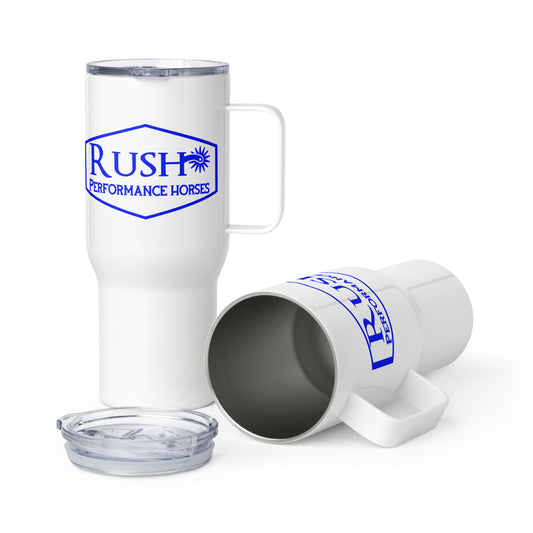 Travel mug with a handle 25 oz. - Rush Performance Horses