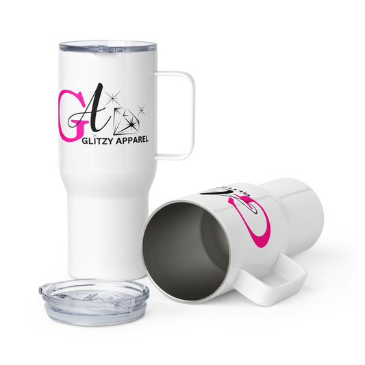 Travel Mug with a Handle - Glitzy Apparel