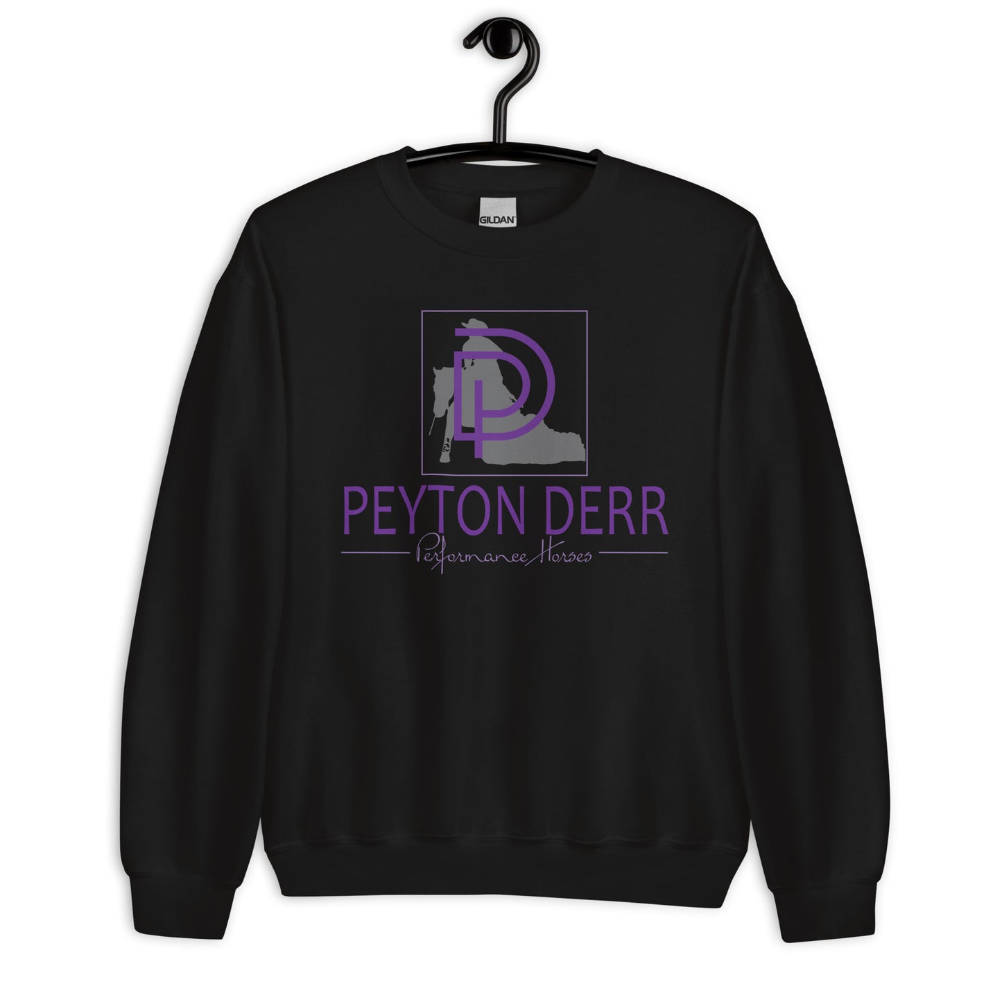 Gildan Unisex Crew Neck Sweatshirt - Peyton Derr Performance Horses