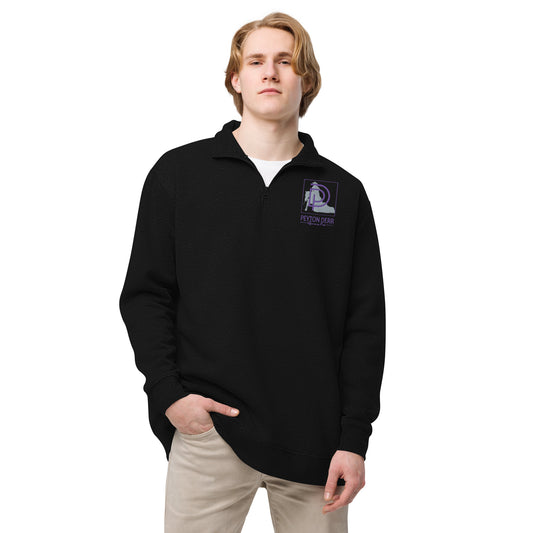 Unisex Fleece Pullover DOUBLE SIDED Embroidered Logo - Peyton Derr Performance Horses