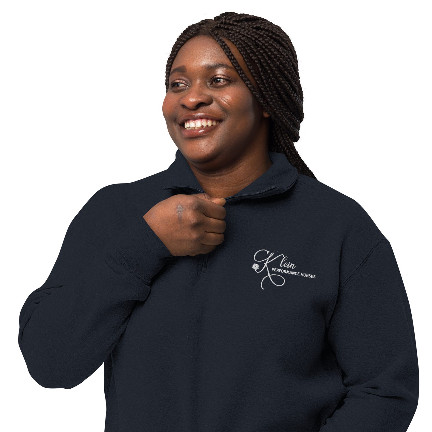 Unisex Embroidered Fleece Pullover - Klein Performance Horses