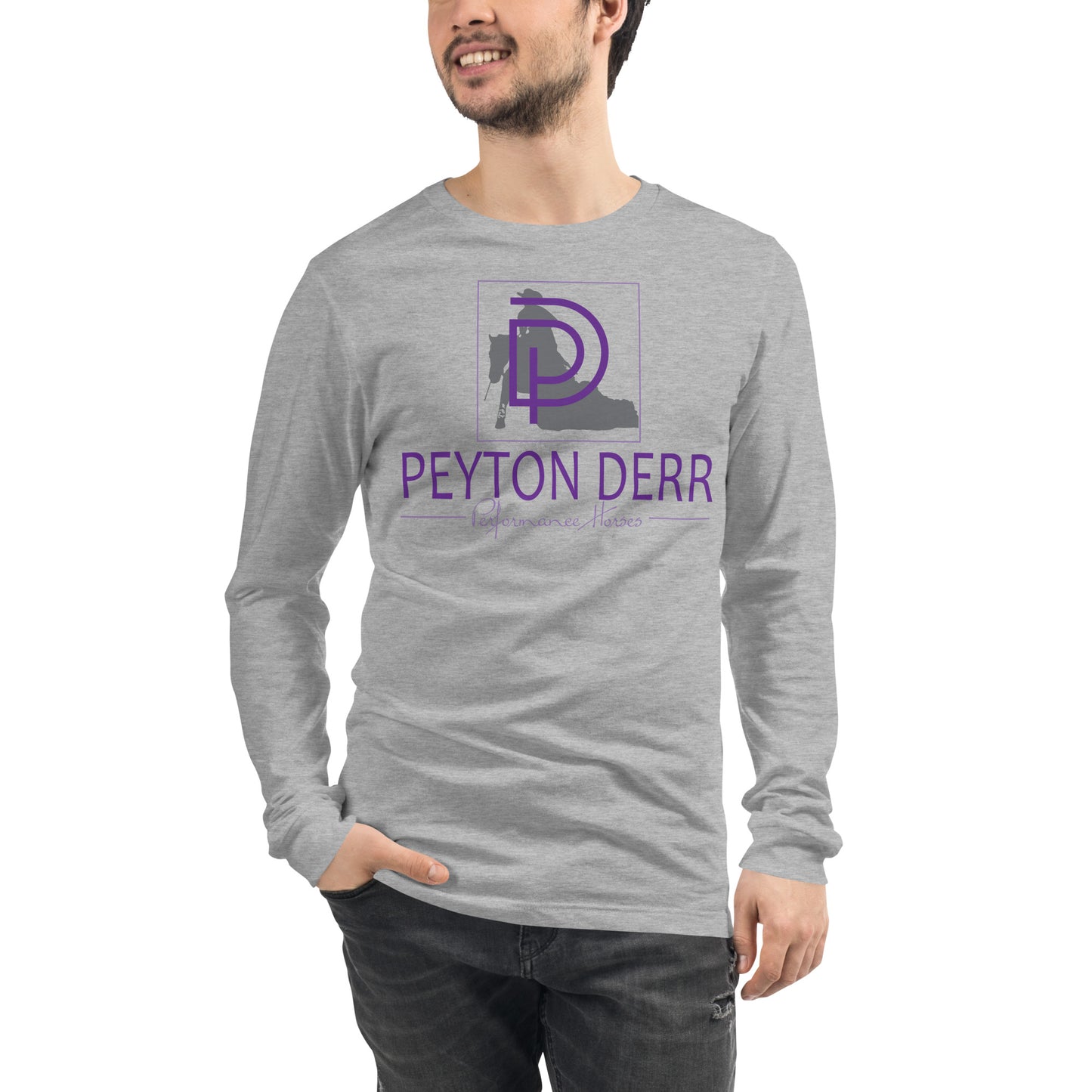 Bella Canvas Unisex Long Sleeve Tee - Peyton Derr Performance Horses