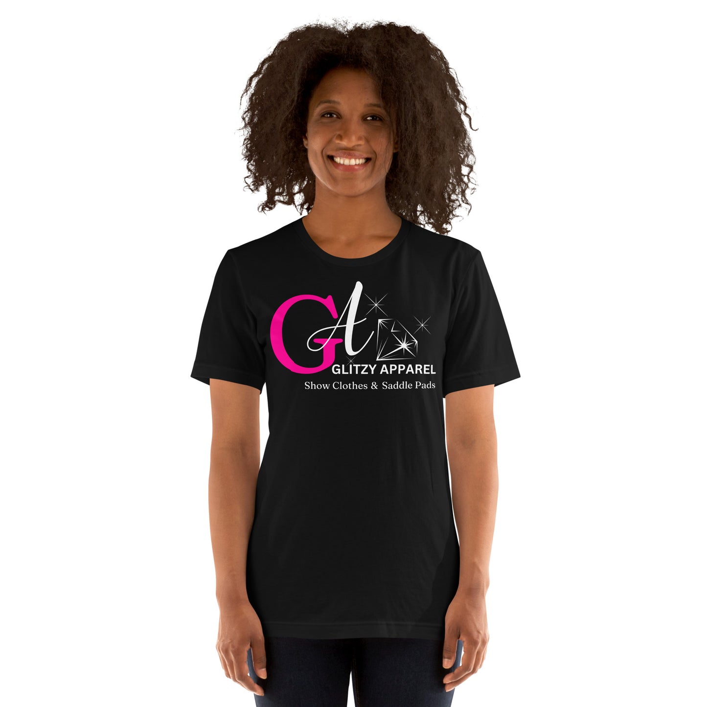 Bella Canvas Unisex T-Shirt Pink Logo - Glitzy Apparel